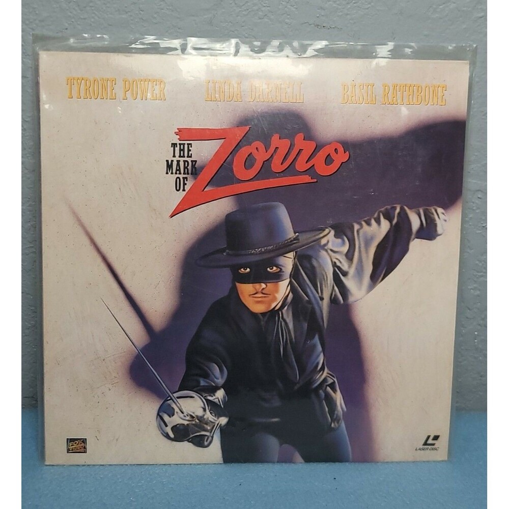 The Mark of Zorro Laserdisc CLV/CAV TYRONE POWER STARS